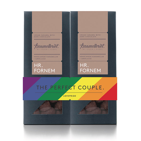 LOVEPRIDE - The perfect couple - 2 x 110g Karameller med chokolade, HR